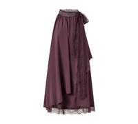 Pinko - Silk-Acetate Maxi Dress - Femme - Jupes - Rouge - Taille: 38 FR