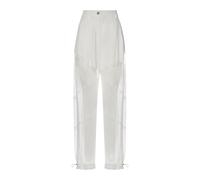 Pinko - Straight Pantalons - Femme - Pantalons - Blanc - Taille: 40 FR
