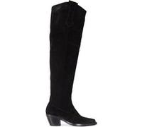 PINKO Strauss Texano Cuissard Suede Black Taille: 38 | Bottes Outlet | Femme | Le Noir