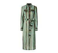 Pinko - Striped Belted Shirt Midi Dress - Femme - Robes - Multicolore - Taille: 40 FR