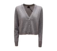 Pinko - Stromboli Cardigan - Femme - Pulls - Gris - Taille: 38 FR