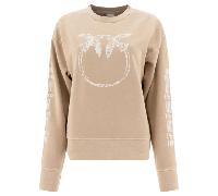 Pinko sweat femme beige en coton - XS