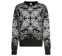 Pinko sweat-shirt femme noir en coton coupe regular - XS