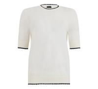 Pinko - T-shirt col rond - Femme - Pulls - Blanc - Taille: 40 FR