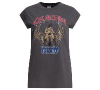 Pinko t-shirt femme gris coton - M