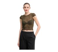 Pinko - T-shirt Tambora - Femme - Tops - Vert - Taille: 40 FR