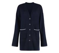 Pinko - Tasmania Cardigan - Femme - Pulls - Bleu - Taille: 38 FR