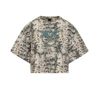 Pinko - Terni T-shirt - Femme - Tops - Multicolore - Taille: 42 FR