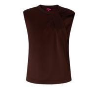 Pinko - Top sans manches effet bustier - Femme - Tops - Brun - Taille: 42 FR