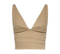Pinko - Top sans manches - Femme - Tops - Beige - Taille: 42 FR
