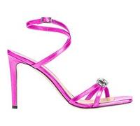 PINKO Trichopilia Sandalo Nappa Laminata Light Beetroot Taille: 41 | Sandales Outlet | Femme | Marron
