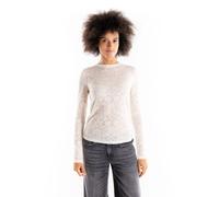 Pinko - Tricot à col rond - Femme - Pulls - Beige - Taille: 40 FR