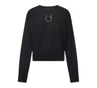 Pinko - Tricot ras du cou - Femme - Pulls - Noir - Taille: 40 FR