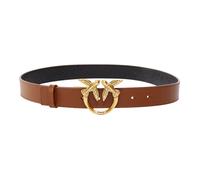 Pinko, Femme, Accessoires, Brun, Taille: XS Ceinture en cuir au design unique