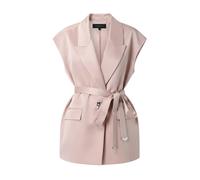 Pinko - Veste Sans Manches en Satin - Femme - Vestes - Rose - Taille: 44 FR
