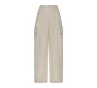Pinko - Wide Pantalons - Femme - Pantalons - Beige - Taille: 40 FR