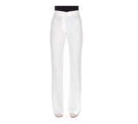 Pinko - Wide Pantalons - Femme - Pantalons - Blanc - Taille: 42 FR