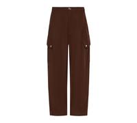 Pinko - Wide Pantalons - Femme - Pantalons - Brun - Taille: 38 FR