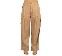 Pinko - Wide Pantalons - Femme - Pantalons - Brun - Taille: 42 FR