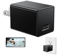 PINKOALA Caméra espion cachée 1080p WiFi sans fil - Petite caméra de sécurité HD d'intérieur et de bureau - Caméra de surveillance compacte avec détection de mouvement et application en direct
