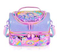 PinkSheep Sac Isotherme Repas Enfant Double Étage, Sac à Goûter avec Sangle Réglable, Grand Format pour Garçons et Filles (Desserts)