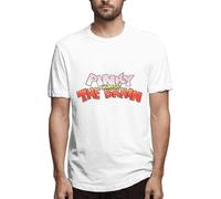 Pinky and The Brain Men's Comfortable Short Sleeve Shirts Crew Neck Fashion T-Shirt Summer Manches Courtes(X-Large)