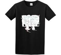 Pinky and The Brain Talking Over The World Mouse Men Cotton Blend Shirt Manches Courtes(3X-Large)