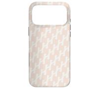 Pinky Beige Wavy Lines Stripes Organic Classic Pattern Coque pour iPhone 17 Pro Max