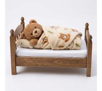 PinkZebra Mini couverture douillette en polaire double face, 50 x 70 cm, douce et moelleuse, mini couverture polaire