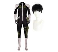 Pinloo Kafka Hibino Costume de cosplay, avec perruque, taille S à XXL, personnage d'anime, Kafka Hibino, costume de combat, Halloween, cosplay, costume pour les fans