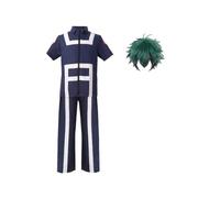 Pinloo MHA Costume de cosplay Midoriya Izuku Cosplay Uniforme Halloween Bakugou Katsuki Costume Todoroki Shouto Wig MHA Vêtements de gymnastique Comic Con Uniforme