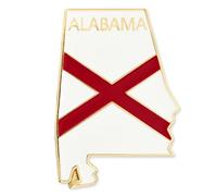 PinMart Pin's en forme de drapeau, 1 Piece, Émail