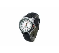 Pinnacle Awards Canada Boîtier en acier inoxydable de cadran simple de montre-bracelet de chemin de fer approuvé, Argenté, Robe
