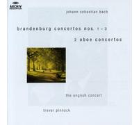 Pinnock, Trevor - Bach - Concertos Brandebourgeois 1 - 3 / 2 concertos pour hautbois