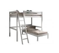 PINO blanc mezzanine 140x200 + lit simple