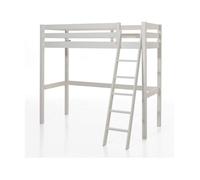 Vipack Lit mezzanine Pino PIMZ9014 en bois de pin 90 x 200 cm Blanc