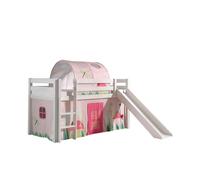 Pack - Lit Enfant, Toboggan, Tente & Tunnel "Pino Spring" Blanc