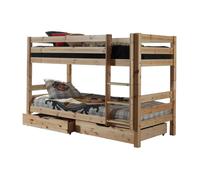 PINO Lits superposés + Lot de 2 tiroirs