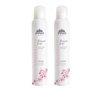 Pino Shower Me Lot de 2 flacons de mousse douche Motif fleurs de cerisier 200 ml