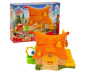 Pinocchio and Friends House of Wonder Ensemble de Jeu avec 2 Figurines d'action - Maison Geppettos et Magasin de Jouets avec Figurines d'action Pinocchio et Geppetto