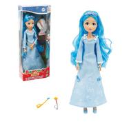 Pinocchio and Friends Poupée fée avec Cheveux Turquiose et Accessoires - Poupée de 30 cm avec 2 Baguettes