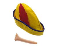 Pinocchio Costume de marionnette pour adulte Chapeau et nez