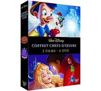 Coffret Pinocchio + La Belle au bois dormant - 4 DVD