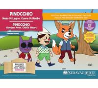 Pinocchio, naso di legno cuore di bimbo. Storia kamishibai. Ediz. italiana e inglese. Con Burattini da ritagliare. Con Flashcards. Con QR Code