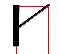 Creative Cables – Support mural Pinocchio – Réglable en bois pour lampes à suspension – Noir