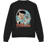 Pinocchio - Sweat-shirt Homme/Femme Unie TV15080 (S) (Noir)