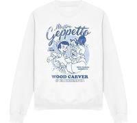 Pinocchio - Sweat-shirt homme/femme unie TV15124 (L) (Blanc)