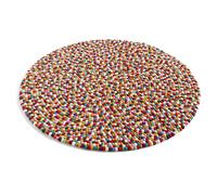 HAY Pinocchio Intérieure Tapis de sol Rond Laine Multicolore