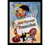 Pyramid International Disney Classics Affiche encadrée Pinocchio Édition collector (Walt Disney's Pinocchio) 30 cm x 40 cm - Produit officiel