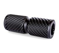 Pinofit Wave Pro Rouleau de massage pour fascias avec poster d'exercices - Avec rainure de protection pour la colonne vertébrale - Pour auto-massage et traitement du tissu conjonctif